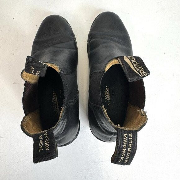 Blundstone Boots Womens US Size 7 Black Chelsea Pull On Heel Leather - Picture 7 of 11